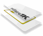 RFI, MIFARE 1K 30MIL WHITE ADHESIVE TAG